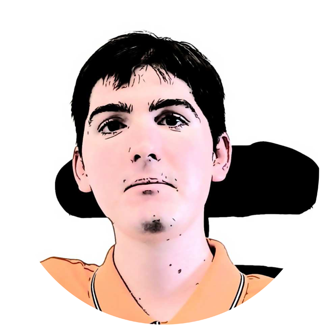 Retrat de Miguel Mota, estudiant amb discapacitat motriu